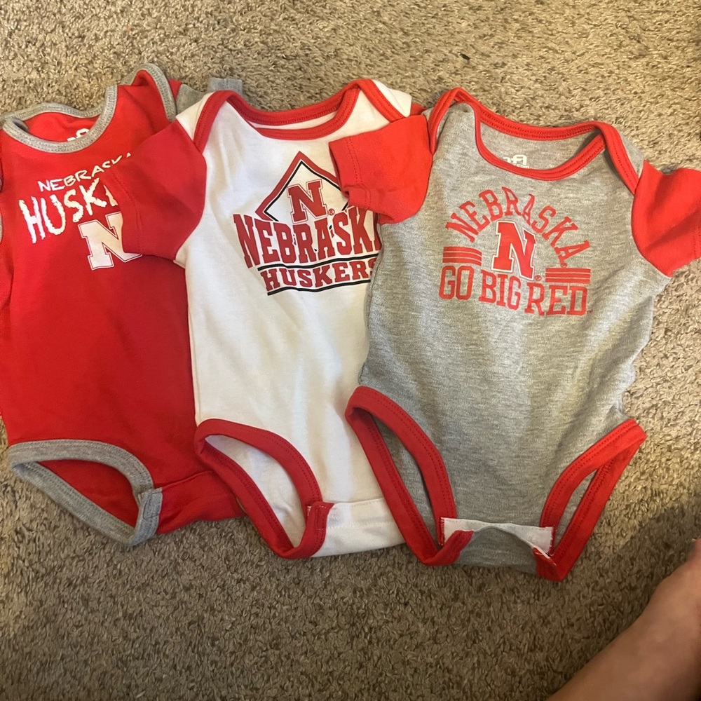 Nebraska onesies Set for Sports Fans